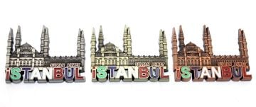 Otantik İstanbul Sultan Ahmet Temalı Metal Magnet (6.5cm)