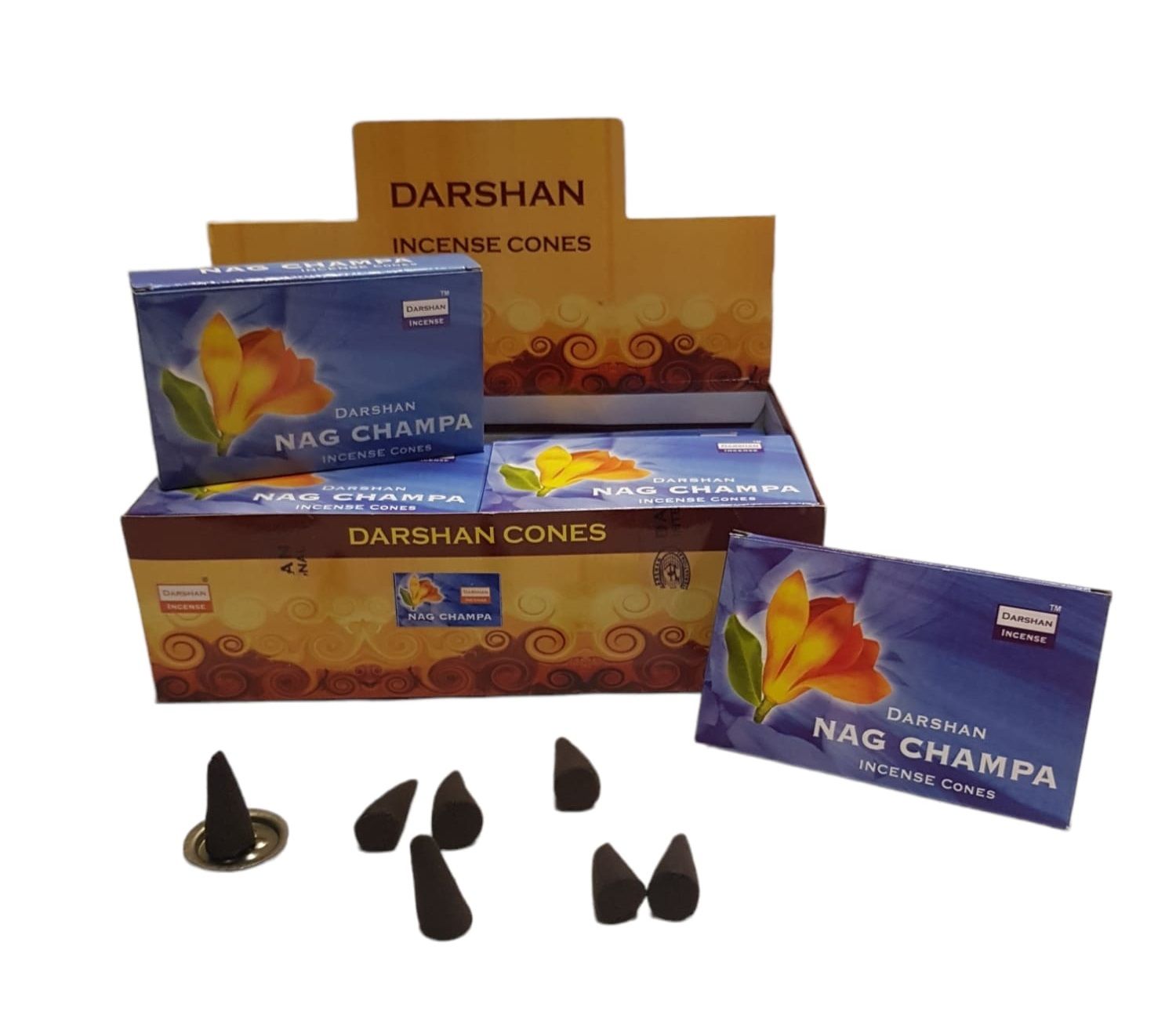 Darshan Nag Champa Kokulu Konik Tütsü (120 Adet)