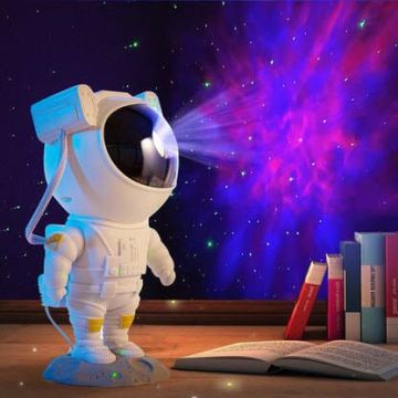 Starry Sky Astronot Projektörlü Uzaktan Kumandalı Gece Lambası