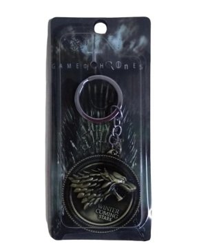 Game of Thrones Winter Coming Stark Sarı Renk Anahtarlık