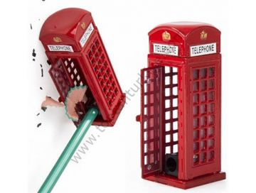 Londra Telefon Kulübesi Otobüs Posta Kutusu Kalemtraş