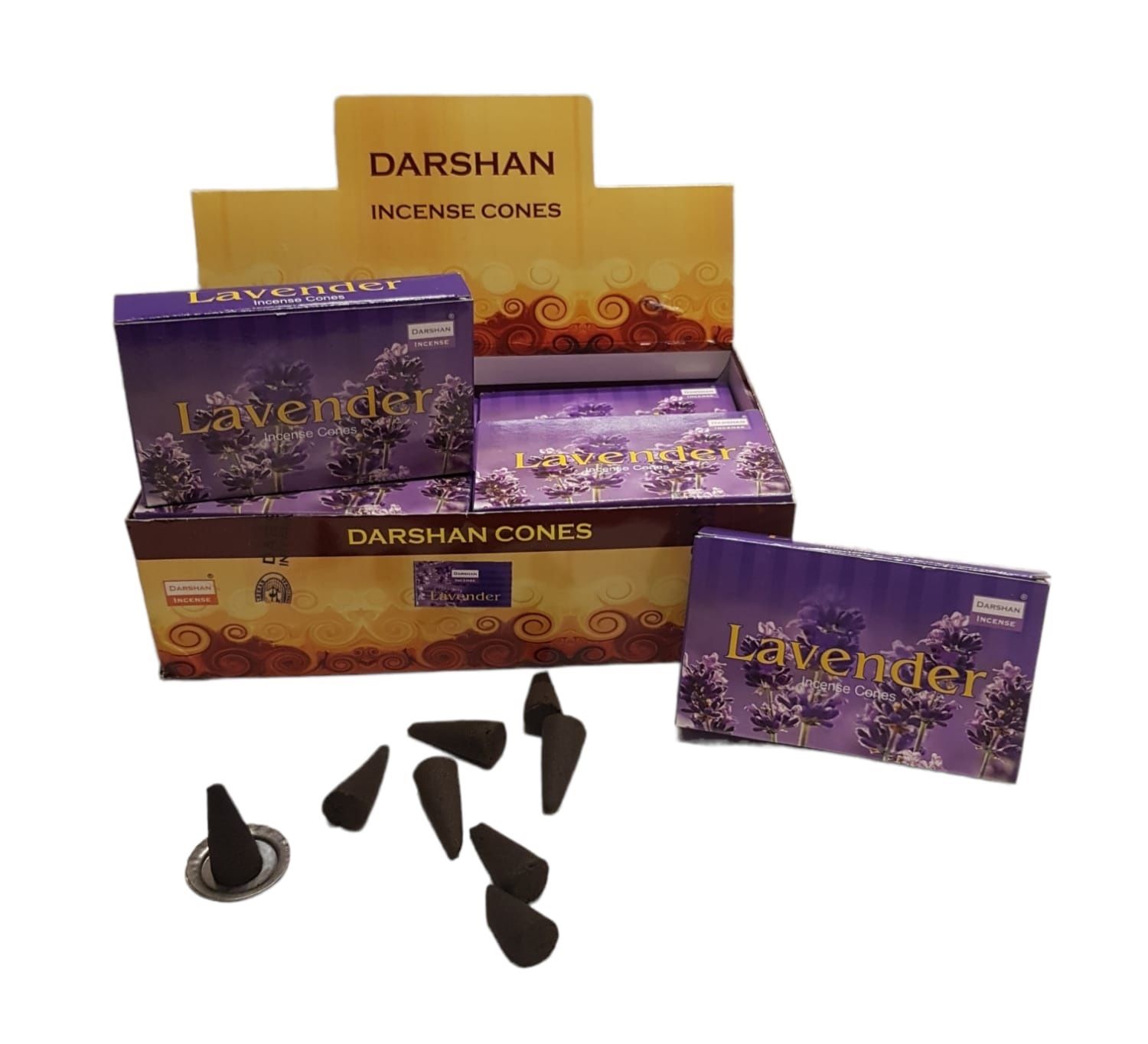Darshan Lavander Lavanta Kokulu Konik Tütsü (120 Adet)