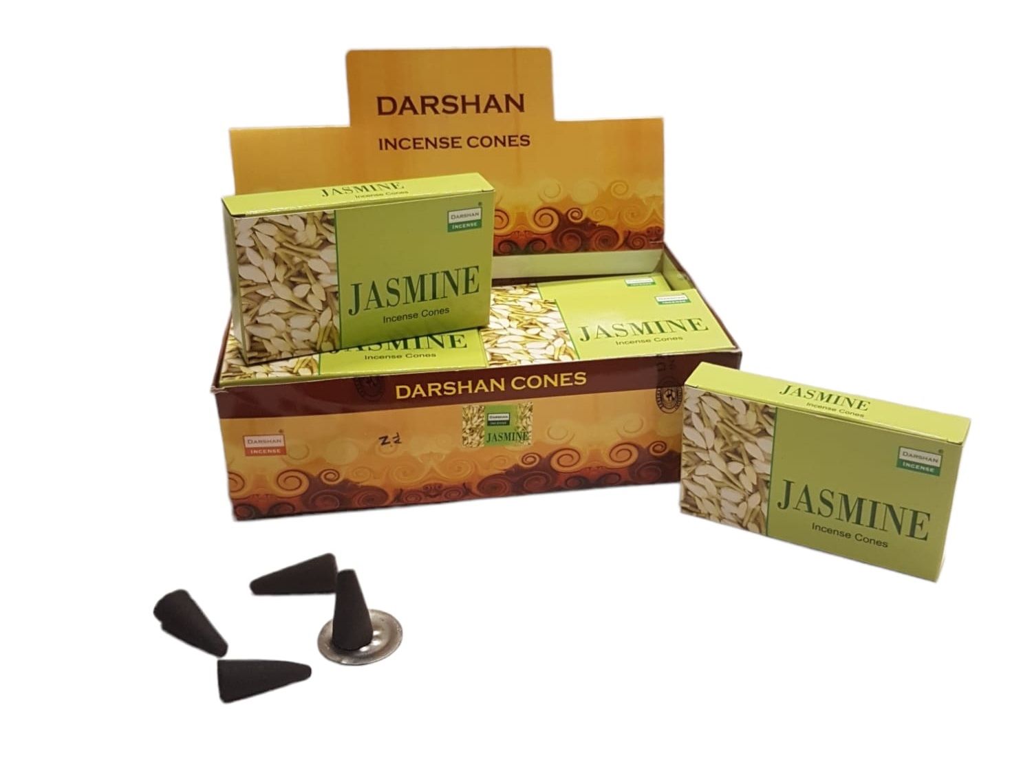 Darshan Jasmine Yasemin Kokulu Konik Tütsü (120 Adet)
