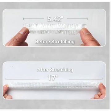 Lastikli Esnek Bone Tasarımlı Yiyecek Koruma Kılıfı 20cm (100 Adet)