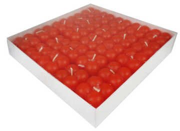 Dekoratif Mini Bubble Kırmızı Mum (25 Adet)