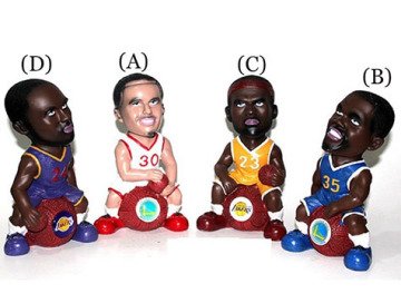 Dekoratif Basketbolcu Tasarımlı Polyester Biblo