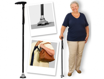 Katlanabilir Işıklı Baston Trusty Cane