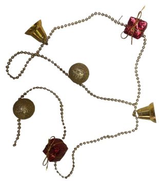 Yılbaşı Çam Ağacı Süsleme Zinciri (95cm)