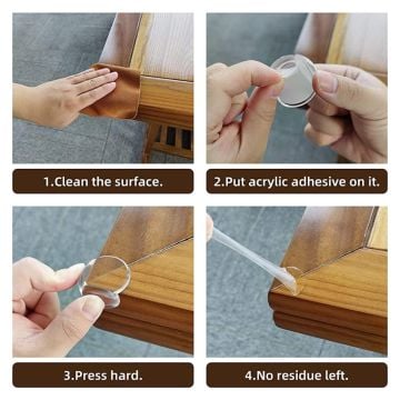 Top Tasarımlı Silikon Masa Kenar Koruyucu