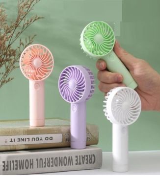 Renkli Tasarımlı Şarjlı Masa Fanı Vantilatör