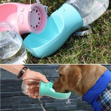 Evcil Hayvan Suluğu Seyahat Kabı Kilitlenebilen Su Kabı 350 ml