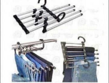 Pantolon Askısı 5'li Hareketli Way Trousers Hanger