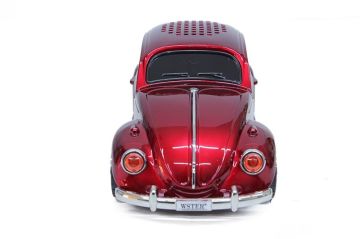 Beetle Araba Görünümlü Kablosuz Bluetooth Hoparlör ve Radyo Speaker