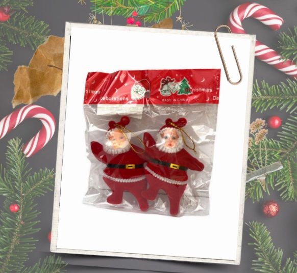 Yılbaşı Çam Ağacı Süsü Noel Baba (2 Adet)