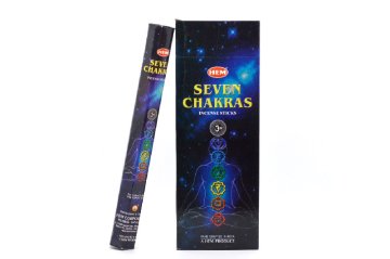Hem 7 Chakras Hexa Çakralar Çubuk Tütsü İncense Sticks (120 Adet)