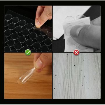 Çift Taraflı Yuvarlak Montaj Macunu (420 Adet)