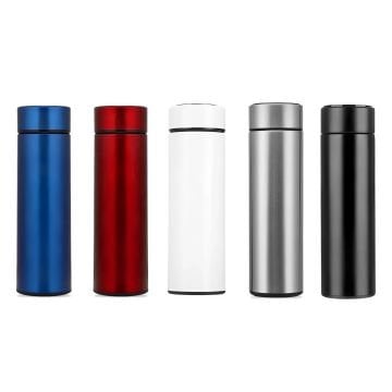 Dijital Isı Göstergeli Paslanmaz Termos Süzgeçli Mug 500 ML