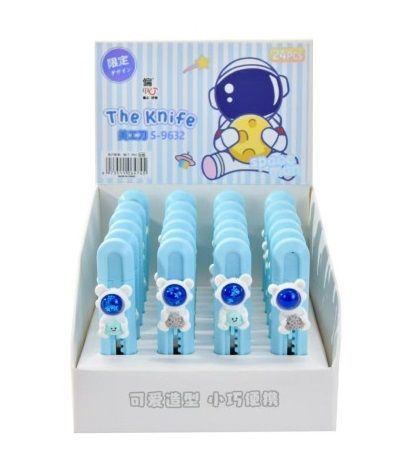 Astronot Tasarımlı Maket Bıçağı (24 Adet)