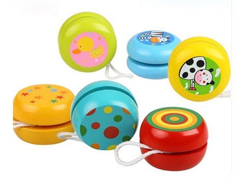 Ahşap Figürlü Yoyo Oyuncak