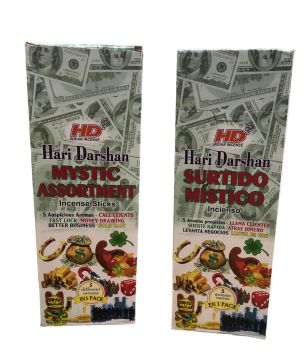 HD Mystic Assortment Surtido Çubuk Tütsü İncense Sticks (120 Adet)