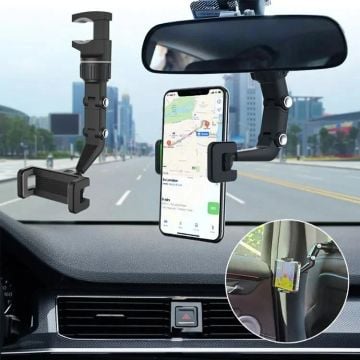 Araba Dikiz Aynasına Takılan Telefon Tutucu