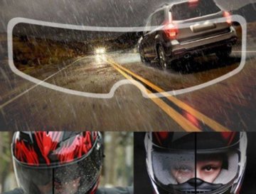 Motosiklet Kaskı İçin Yağmur Kaydırıcı
