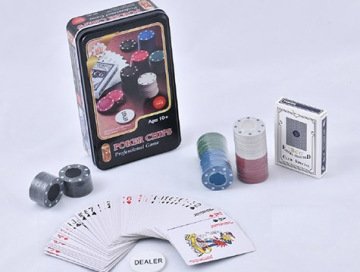 Professional Metal Kutulu 80 Chip Poker Oyunu