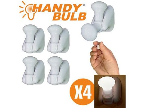 180 Derece Hareketli İpli LED Ampul Handy Bulb (4 Adet)