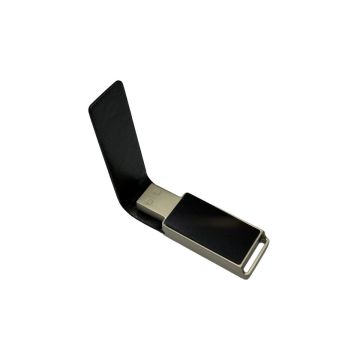 Deri Kapaklı Beyaz Işıklı USB Bellek 32 Gb