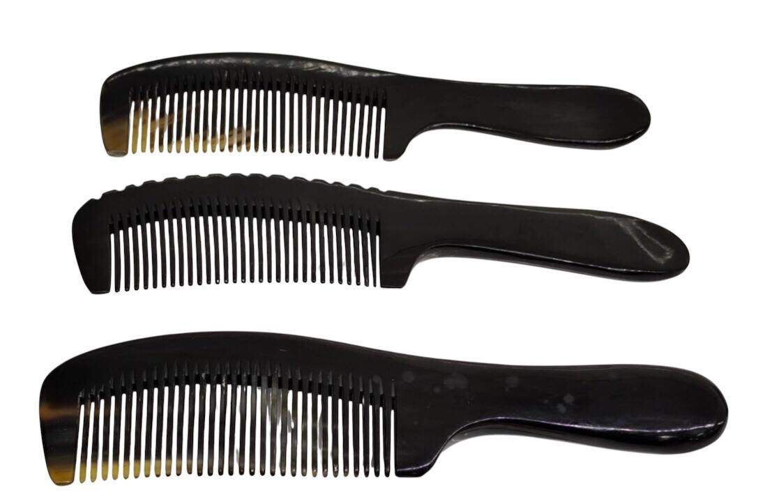 Bayan Tutmalı Kemik (Boynuz) Tarak (22 Cm)