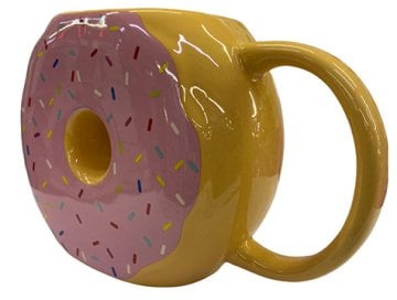 Donut Tasarımlı Seramik Kupa Bardak