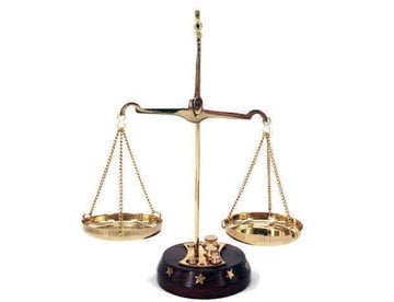 Dekoratif Ahşap Adalet Terazisi  (10 20 50 100 Gram)