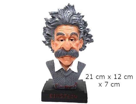 Dekoratif Einstein Polyester Büst