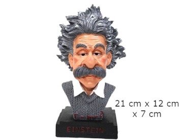 Dekoratif Einstein Polyester Büst