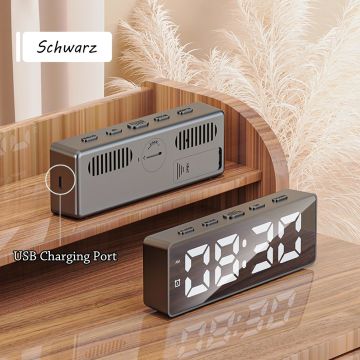 Dijital Led Ekranlı Alarmlı Masa Saati