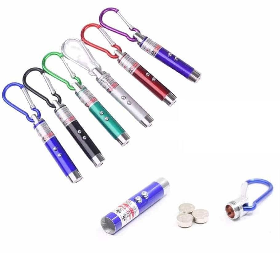 3 in 1 Kedi Köpek Oyuncağı Lazer Pointer Işık