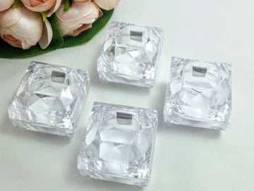 Akrilik Mini Kutu (Söz,Nisan,Kına,Nikah,Bebek Şekeri İçin)