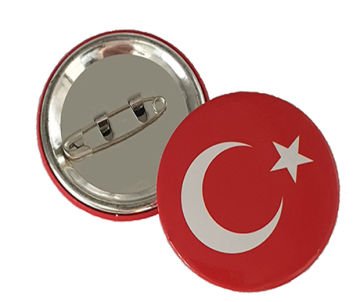 Buton Bayrak Rozeti 10'lu