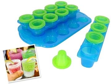 Buz Bardak Kalıbı Ice Shot Glasses 12 Hazneli