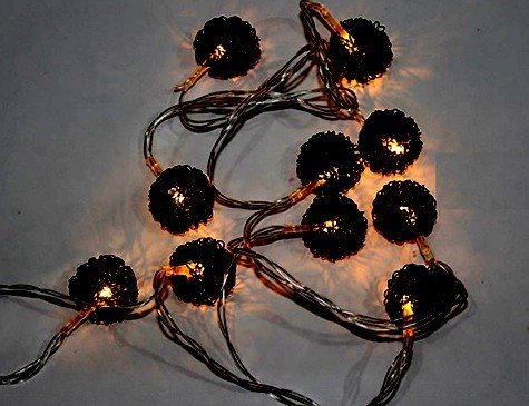 10'lu Metal Top Şeklinde Aydınlatma Usb Şerit Lamba
