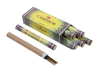 Hem Camphor Kafur Ağacı Hexa Çubuk Tütsü İncense Sticks (120 Adet)