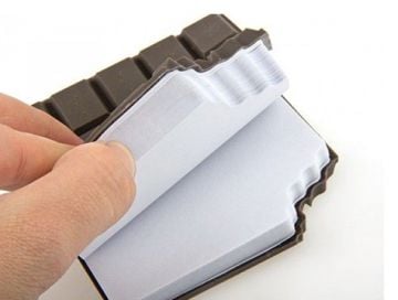 Çikolata Görünümlü Not Defteri Chocolate Notebook