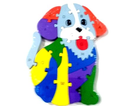 Yavru Köpek Figürlü Ahşap Puzzle