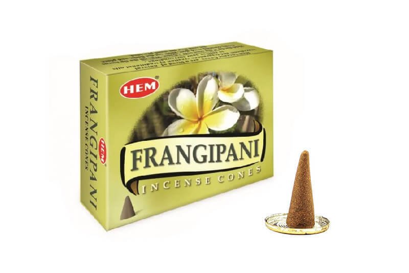 Hem Frangipani Cones Kokulu Konik Tütsü (120 Adet)