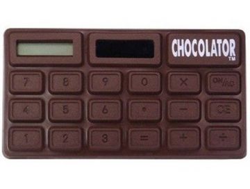 Çikolata Şeklinde Hesap Makinesi Chocolator