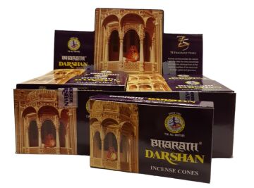﻿Darshan Bharath Konik Tütsü Incense Cones (120 Adet)