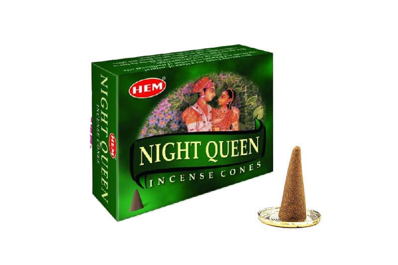 Hem Night Queen Cones Kokulu Konik Tütsü (120 Adet)