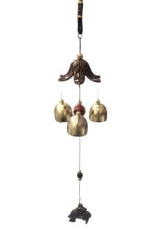 Dekoratif Kuş Ve Çan Tasarımlı Rüzgar Çanı (40cm)