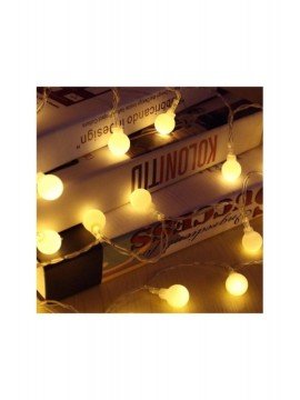 10'lu Mini Ampüllü Pilli Led Işık Top Led Aydınlatma (1.5mt)