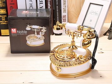 Nostaljik Telefon Müzik Kutusu ve Mücevher Kutusu